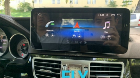 Màn hình DVD Android xe Mercedes GLC 2015 - 2019 tích hợp camera 360 | Màn hình nguyên khối Flycar